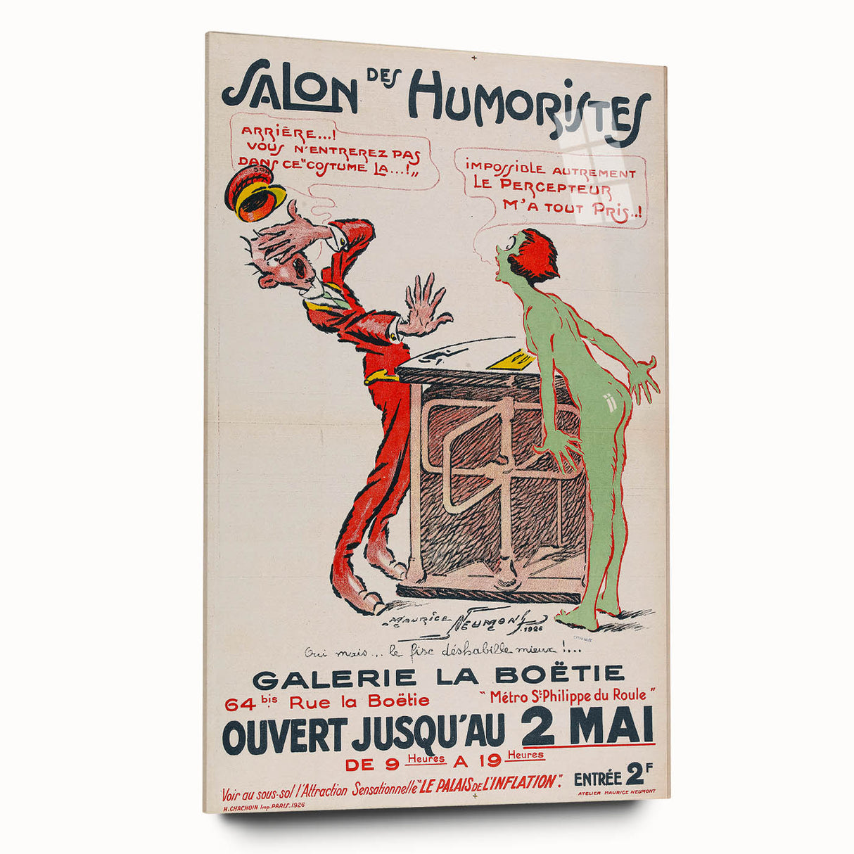 Vintage Exhibition Poster – Salon des Humoristes 1926 Retro Art Print