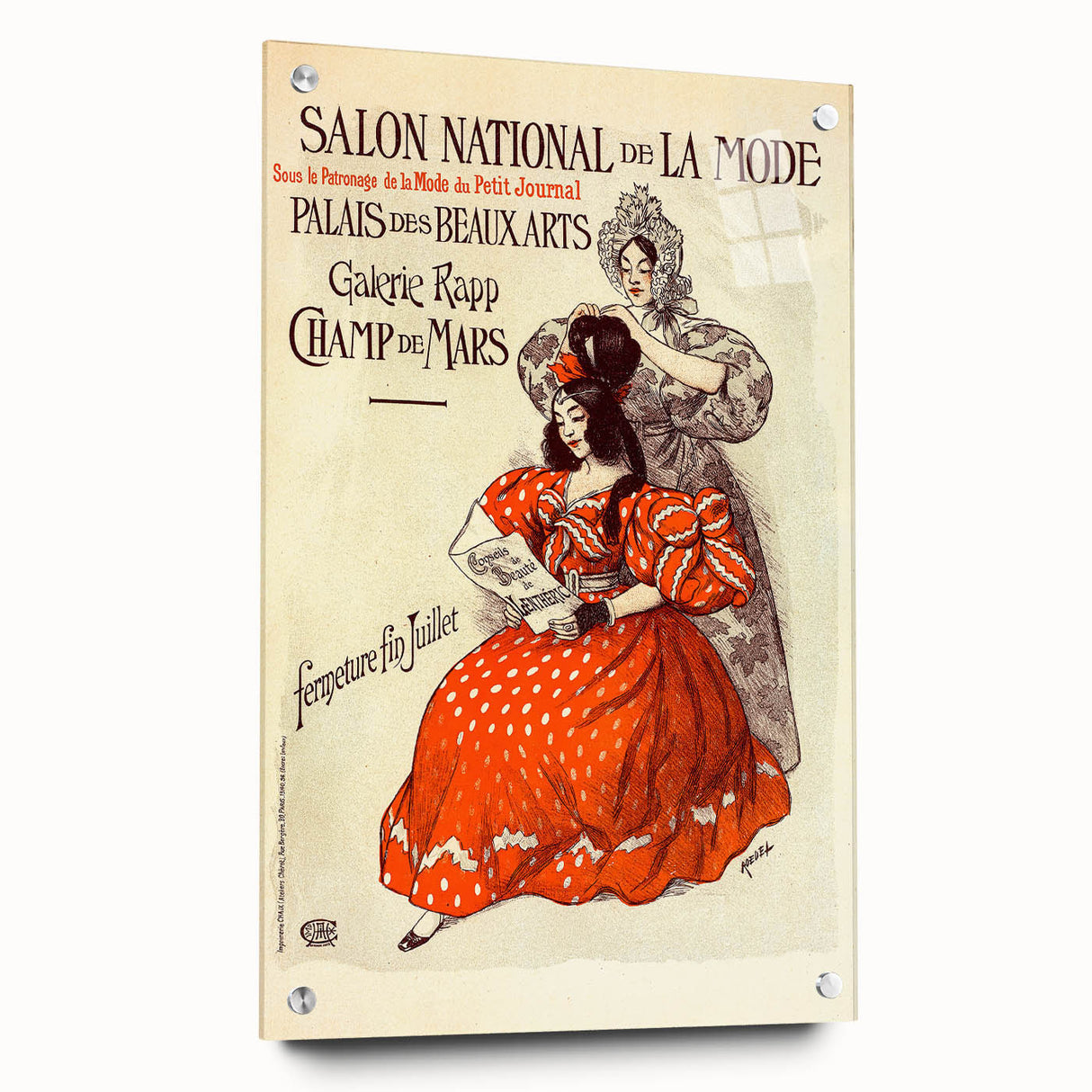 Vintage Fashion Exhibition Poster – Salon National de la Mode 1910