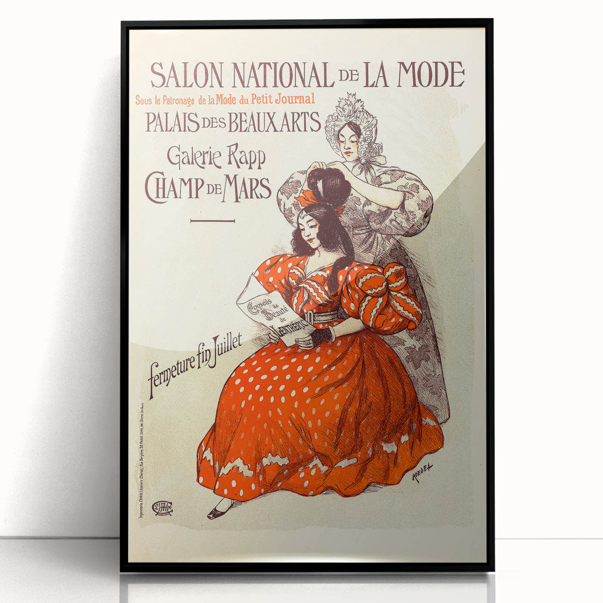 Vintage Fashion Exhibition Poster – Salon National de la Mode 1910