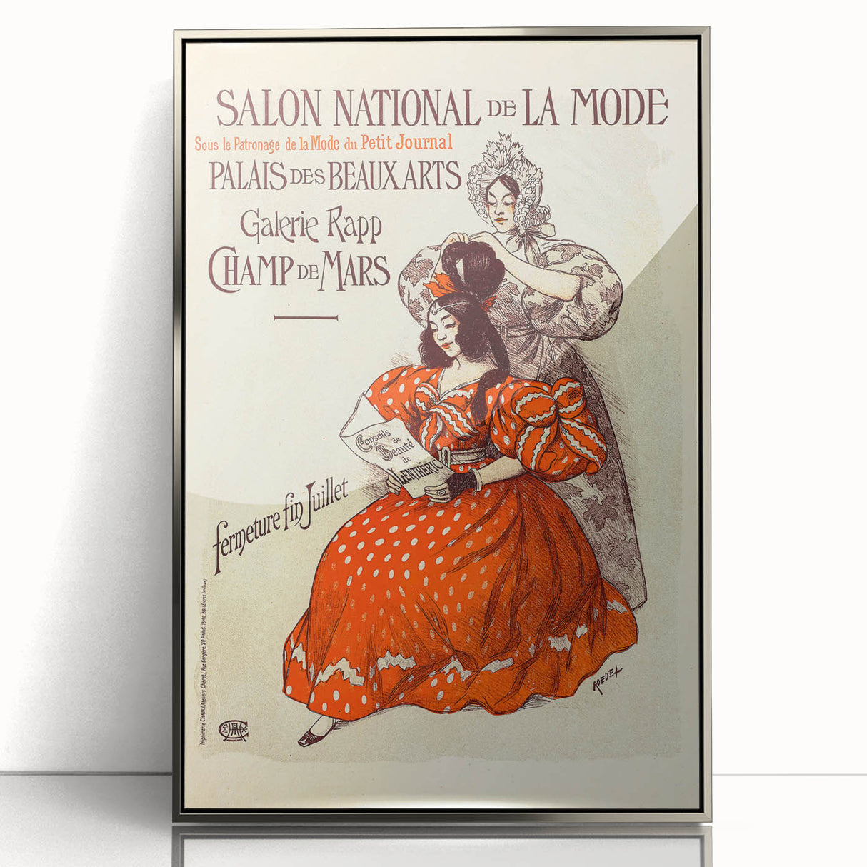 Vintage Fashion Exhibition Poster – Salon National de la Mode 1910