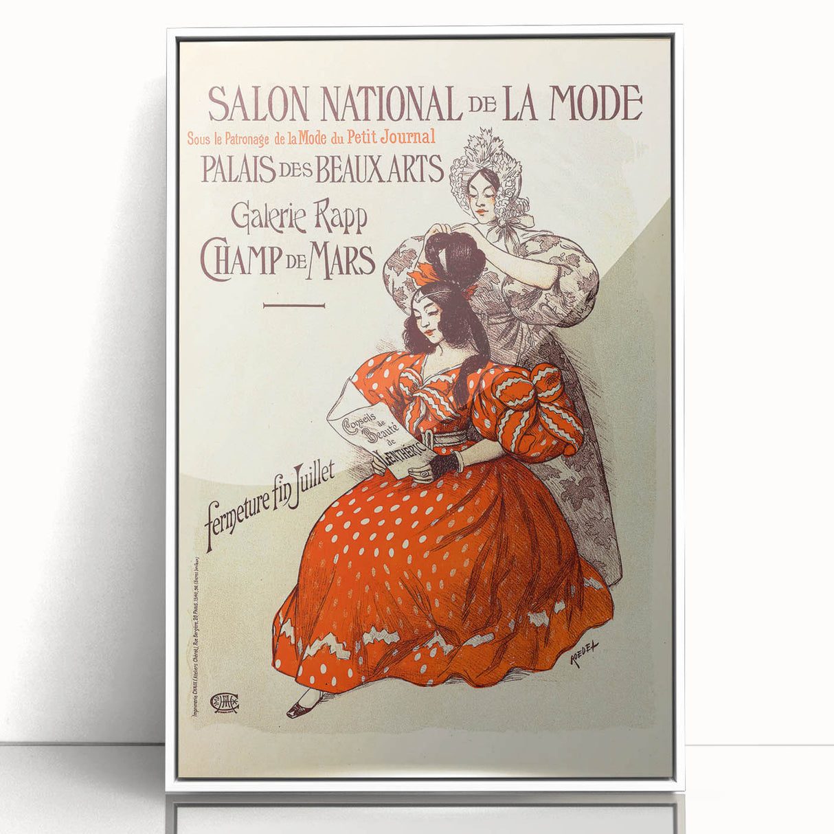 Vintage Fashion Exhibition Poster – Salon National de la Mode 1910