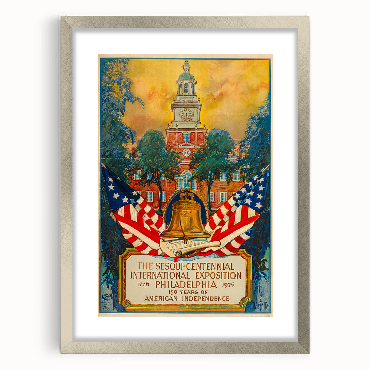 Vintage Exhibition Poster – Sesqui-Centennial 1926 Philadelphia