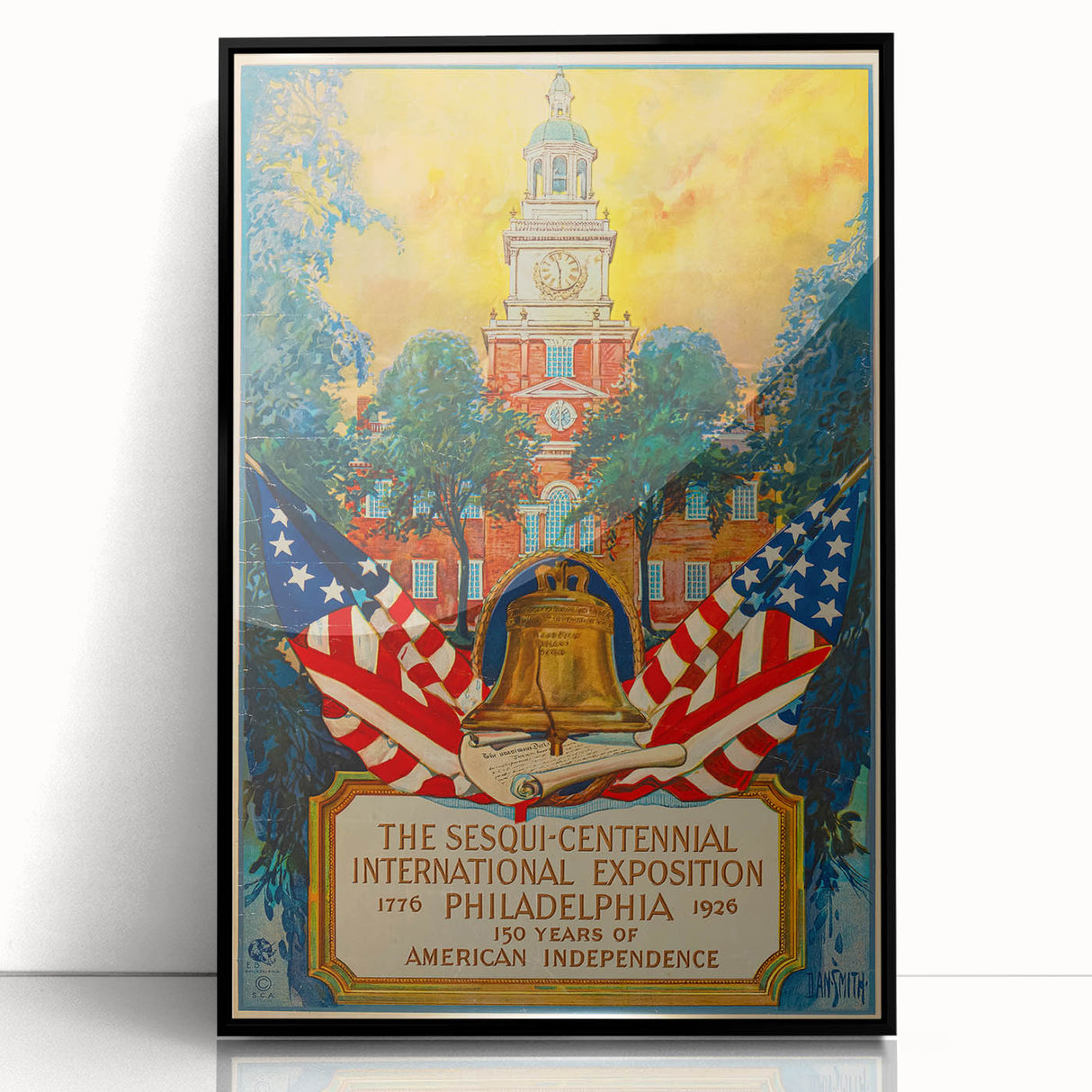 Vintage Exhibition Poster – Sesqui-Centennial 1926 Philadelphia