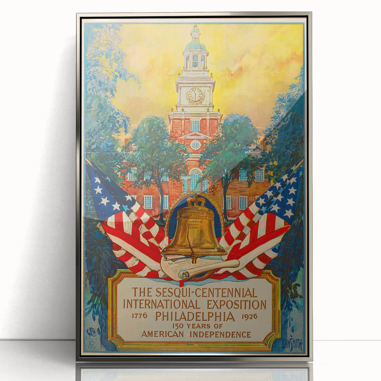Vintage Exhibition Poster – Sesqui-Centennial 1926 Philadelphia