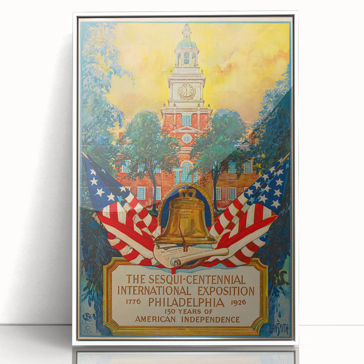 Vintage Exhibition Poster – Sesqui-Centennial 1926 Philadelphia