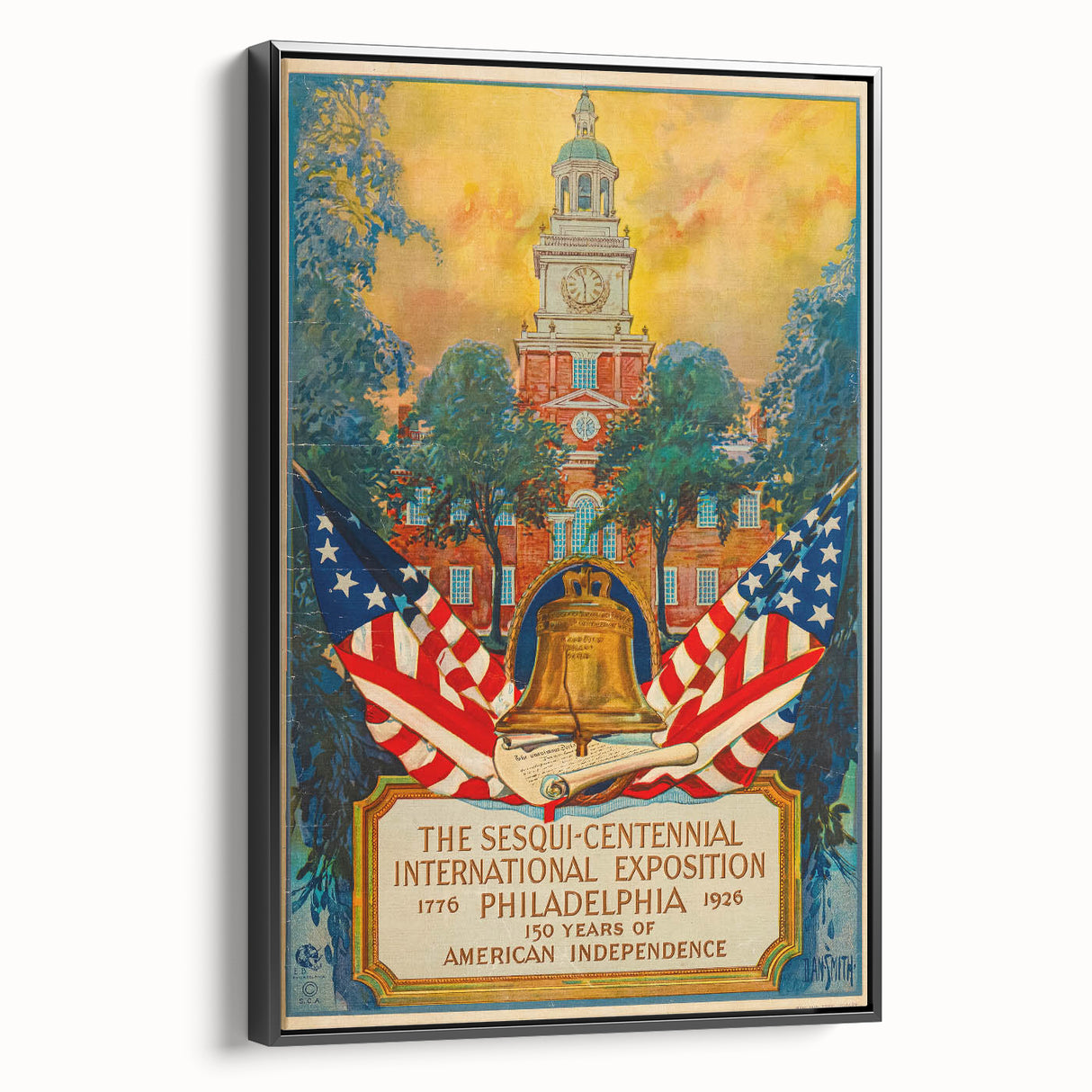 Vintage Exhibition Poster – Sesqui-Centennial 1926 Philadelphia