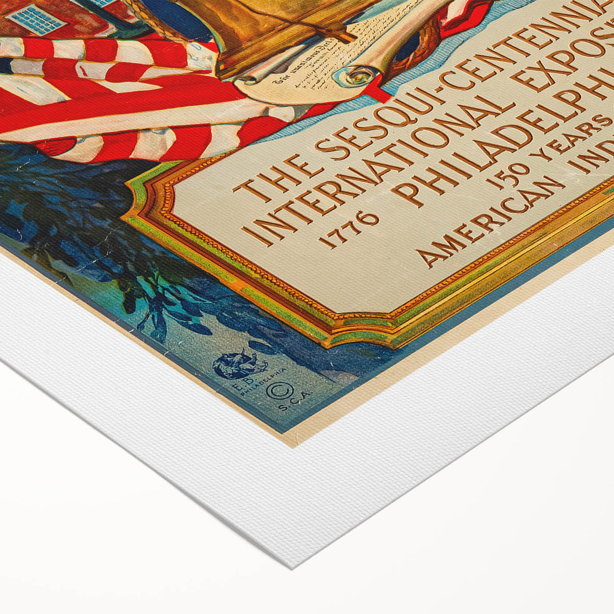 Vintage Exhibition Poster – Sesqui-Centennial 1926 Philadelphia