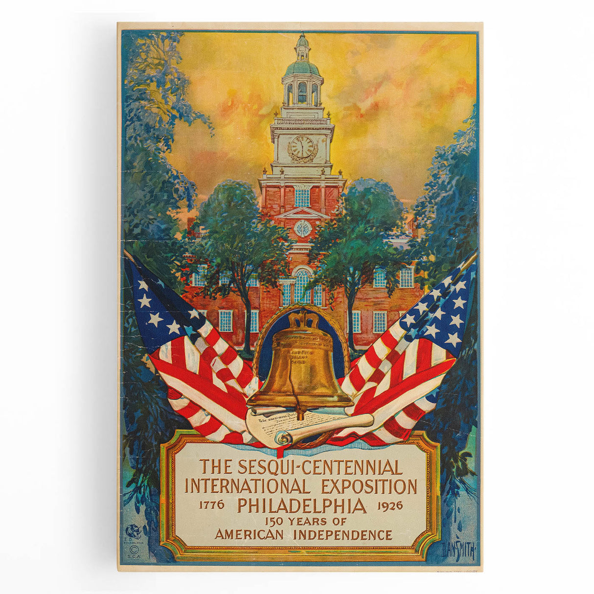 Vintage Exhibition Poster – Sesqui-Centennial 1926 Philadelphia