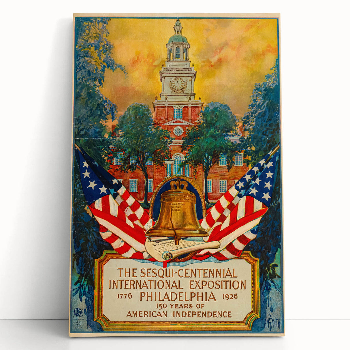 Vintage Exhibition Poster – Sesqui-Centennial 1926 Philadelphia