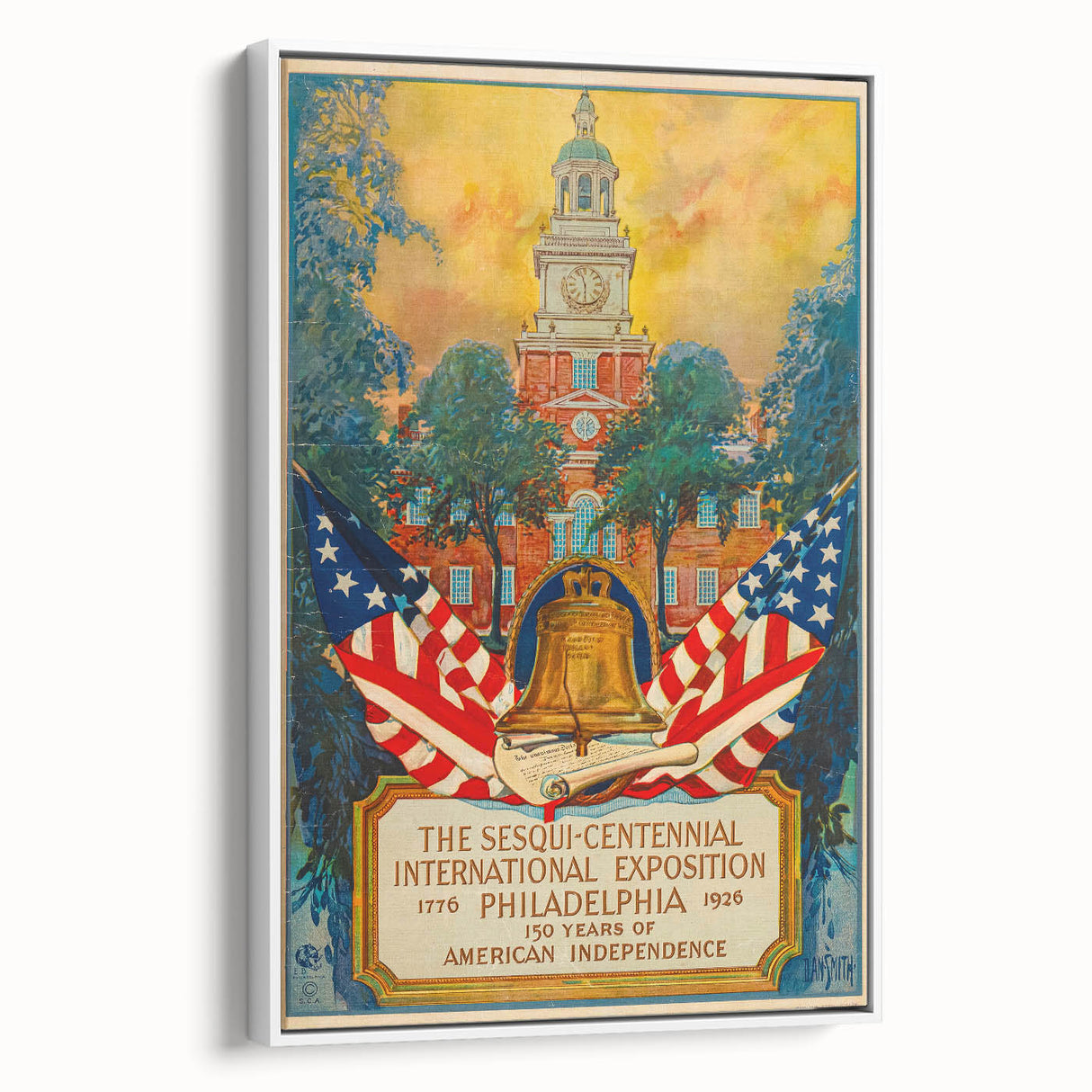 Vintage Exhibition Poster – Sesqui-Centennial 1926 Philadelphia
