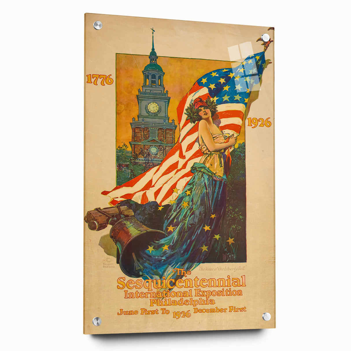 Vintage Exhibition Poster – Sesqui-Centennial 1926 Philadelphia