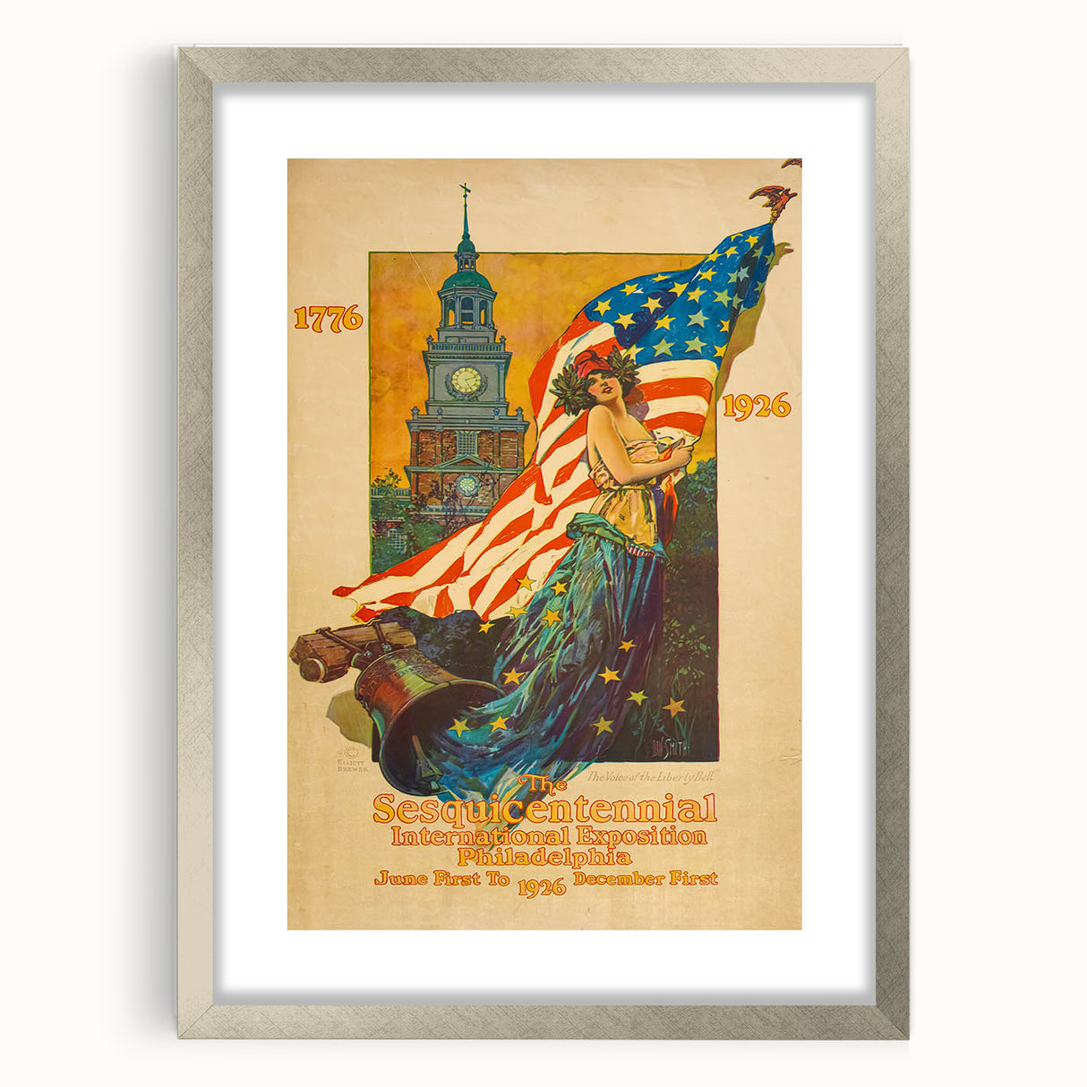 Vintage Exhibition Poster – Sesqui-Centennial 1926 Philadelphia