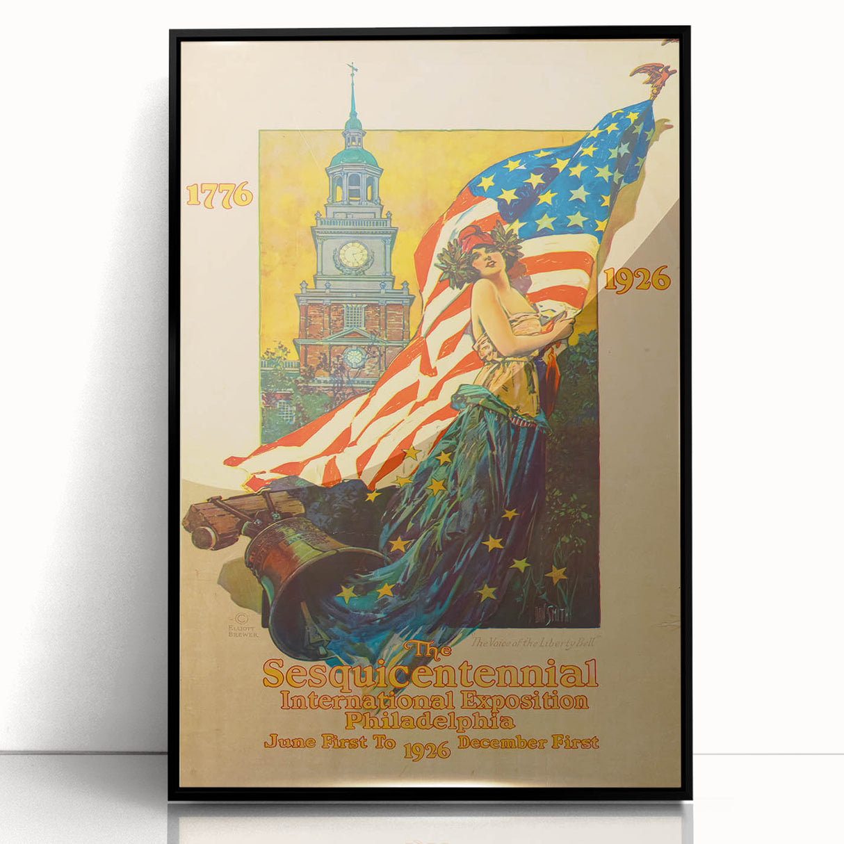 Vintage Exhibition Poster – Sesqui-Centennial 1926 Philadelphia
