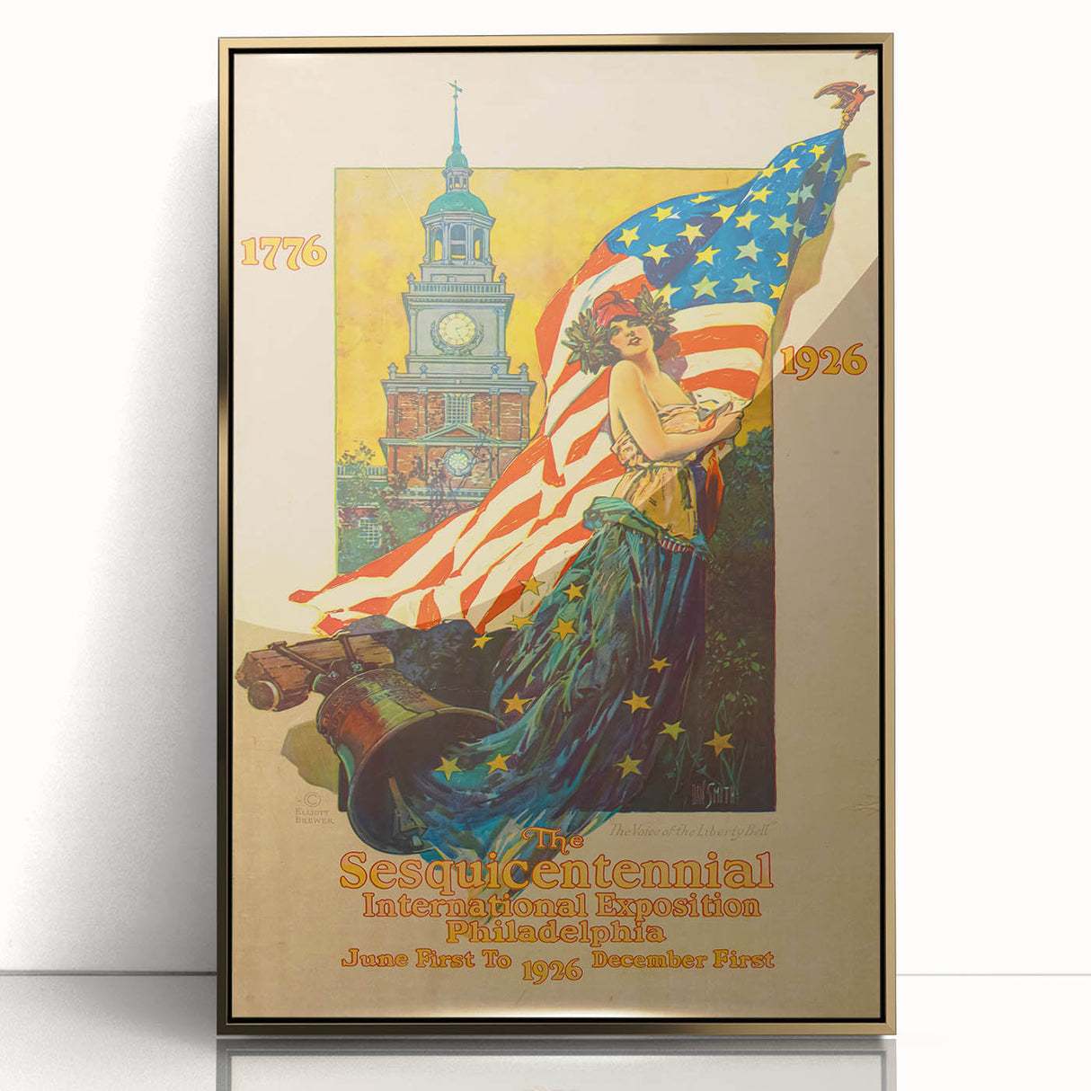 Vintage Exhibition Poster – Sesqui-Centennial 1926 Philadelphia