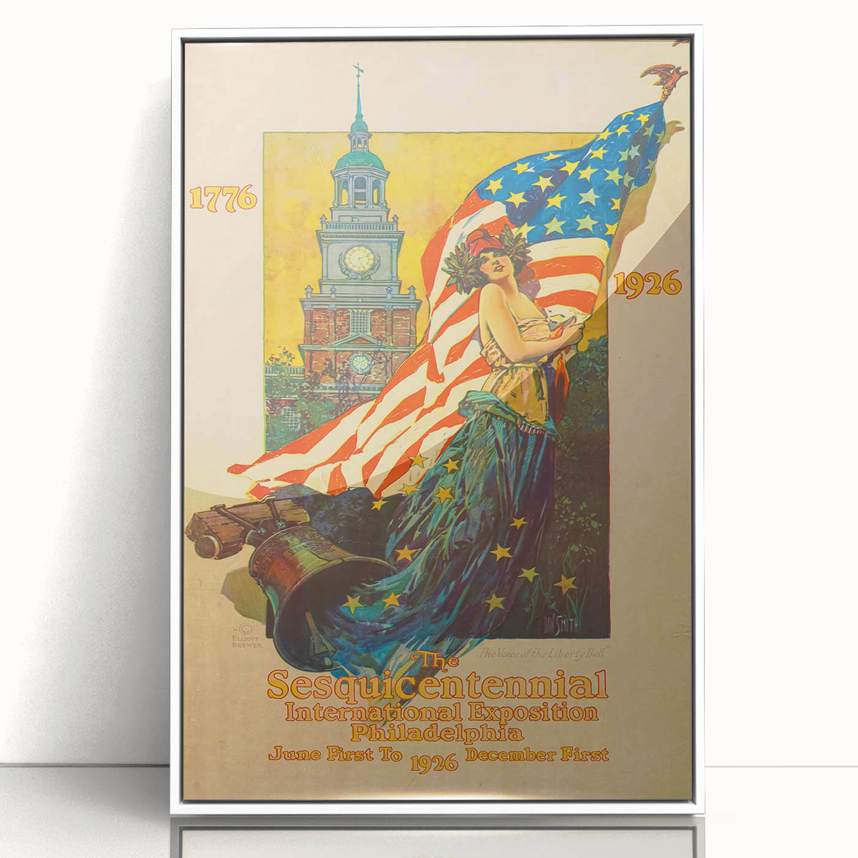 Vintage Exhibition Poster – Sesqui-Centennial 1926 Philadelphia
