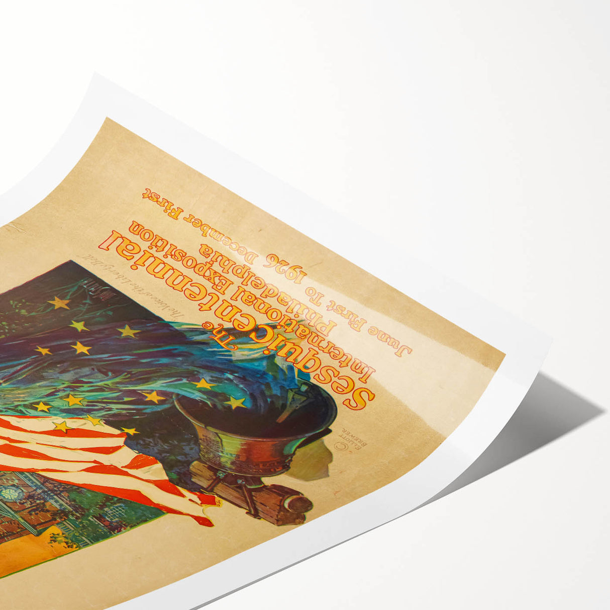 Vintage Exhibition Poster – Sesqui-Centennial 1926 Philadelphia