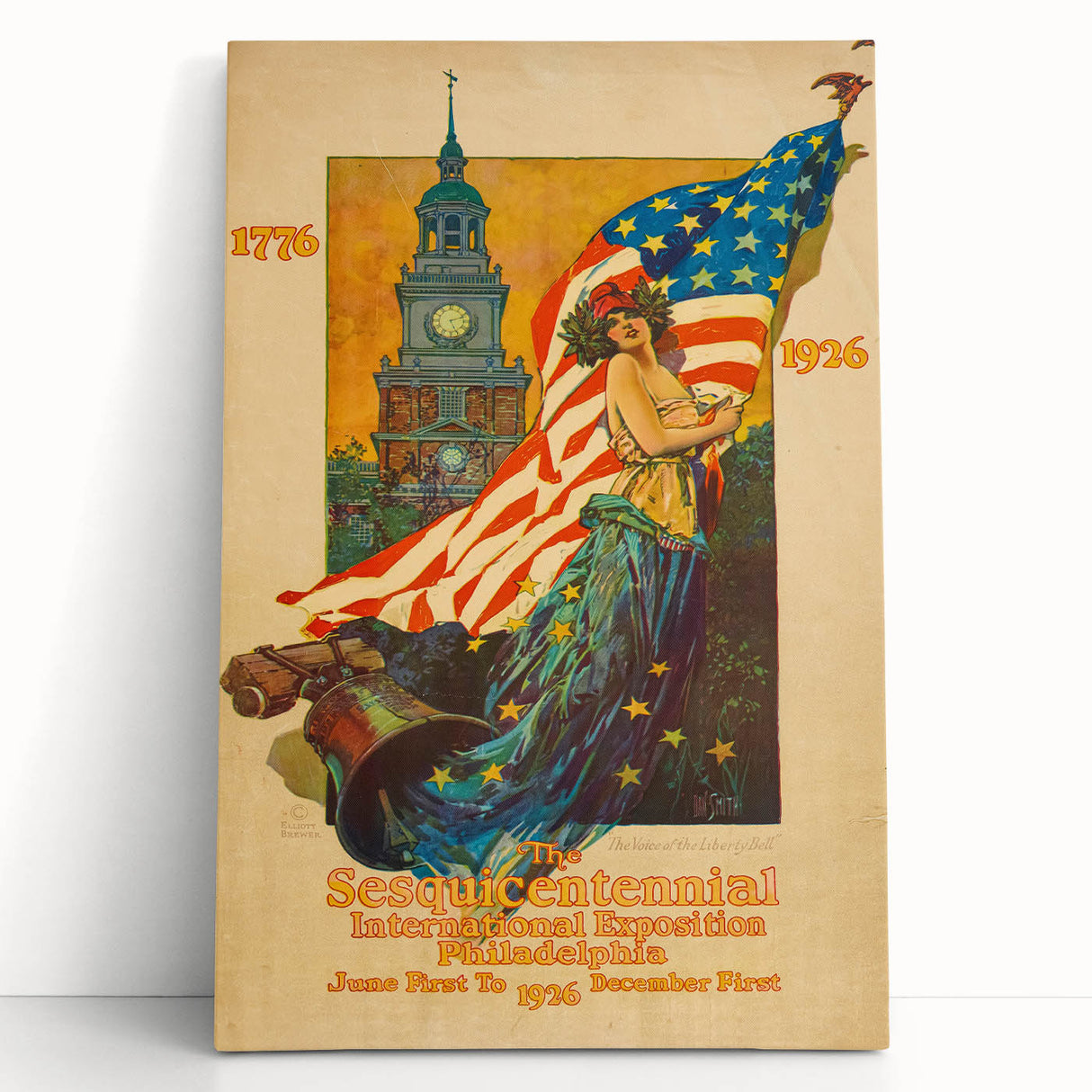 Vintage Exhibition Poster – Sesqui-Centennial 1926 Philadelphia