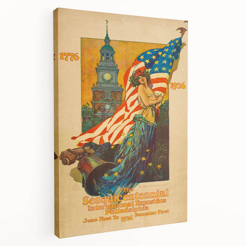 Vintage Exhibition Poster – Sesqui-Centennial 1926 Philadelphia