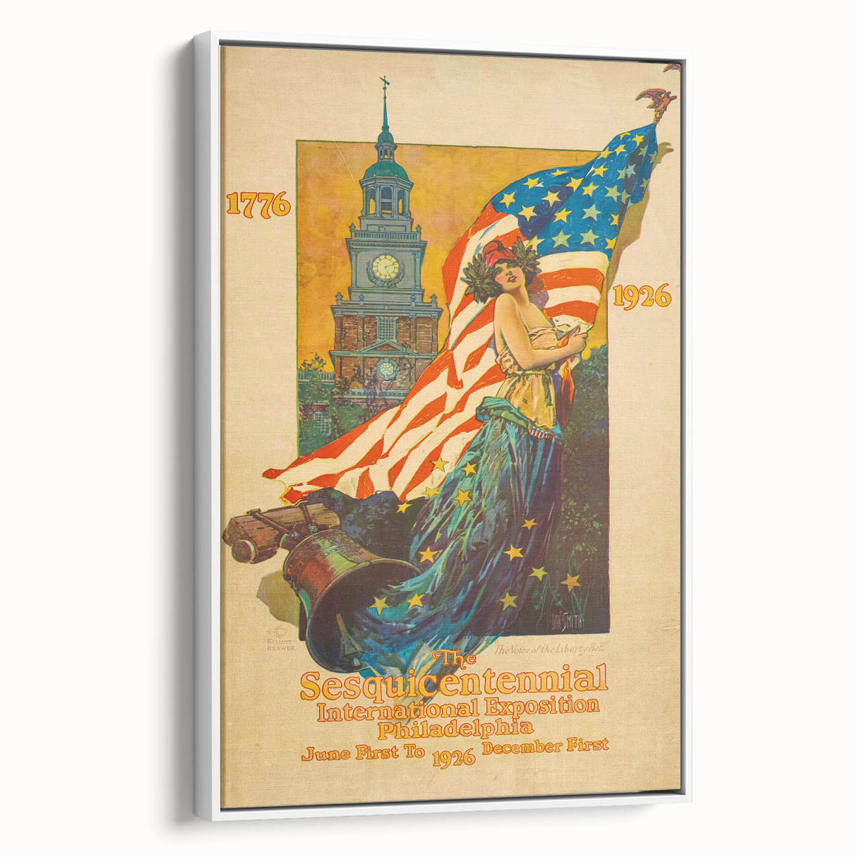 Vintage Exhibition Poster – Sesqui-Centennial 1926 Philadelphia