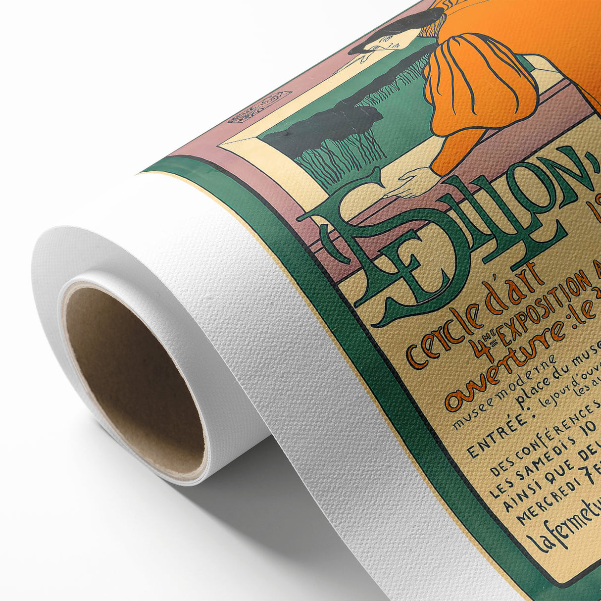 Vintage Art Exhibition Poster – Dillon Cercle d'Art 1896