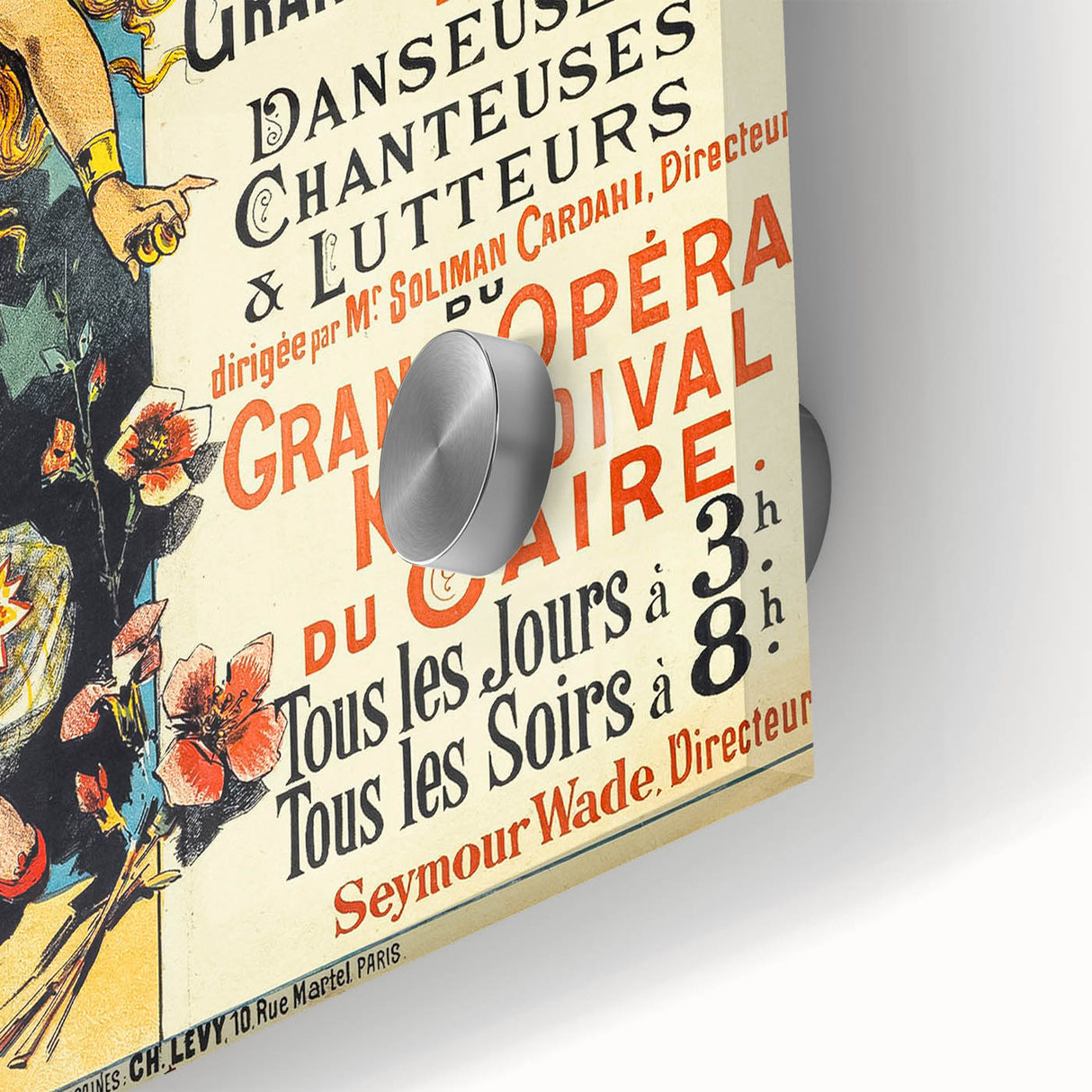Vintage Theatre Poster – International Exposition 1900, Caire Opera