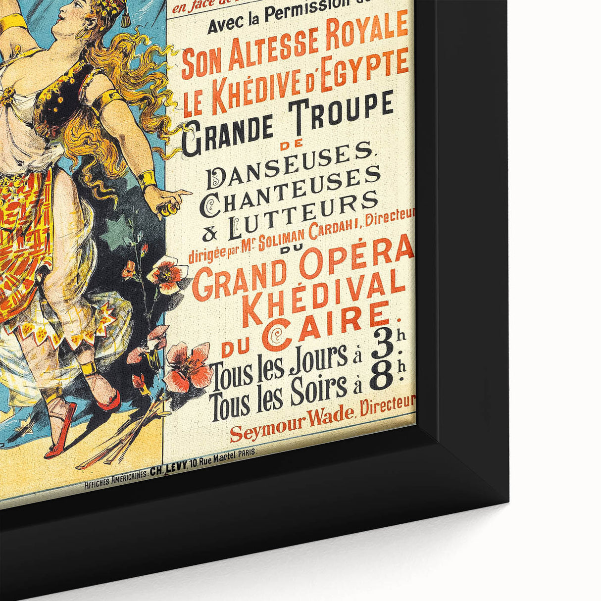 Vintage Theatre Poster – International Exposition 1900, Caire Opera