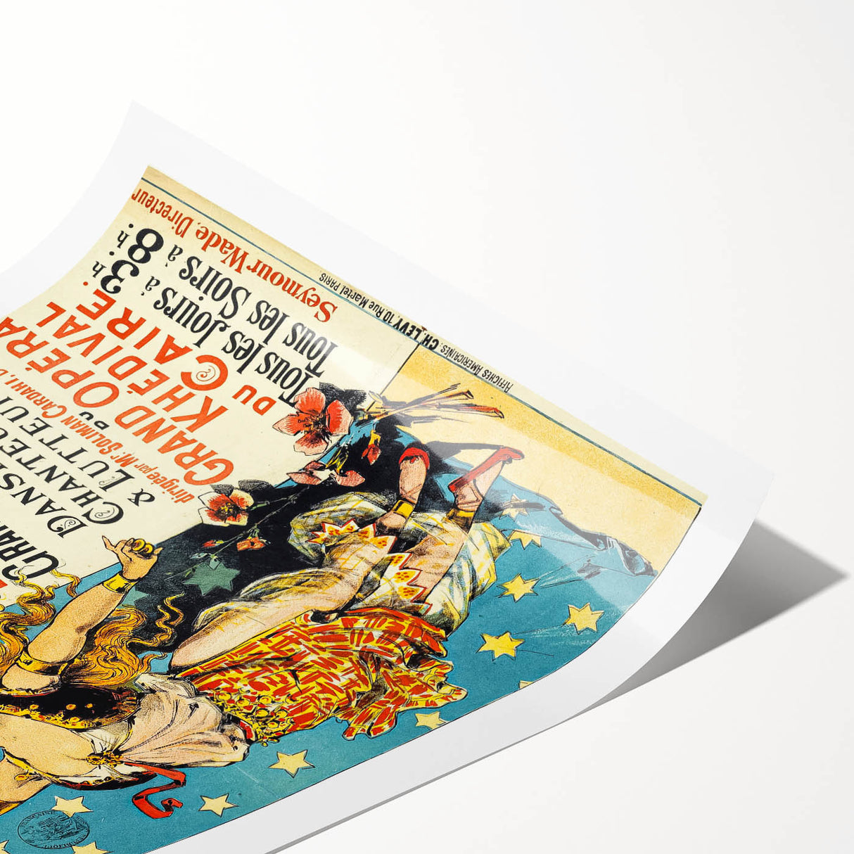 Vintage Theatre Poster – International Exposition 1900, Caire Opera