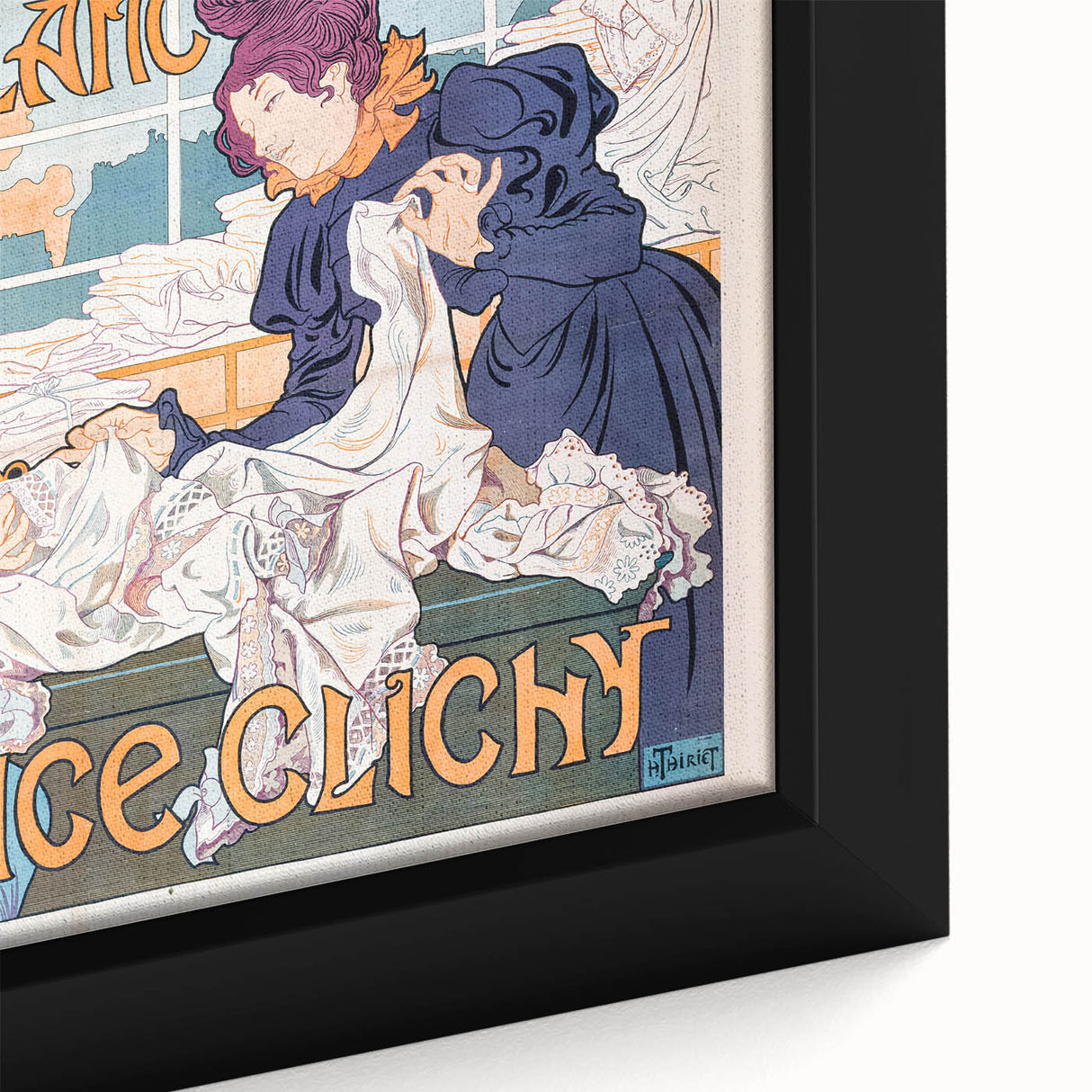 Vintage Exhibition Poster Art – Bold Design with Teal & Orange Hues