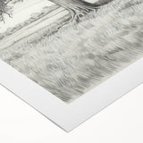 Vintage Oak Tree Sketch Art – Classic Monochrome Nature Print