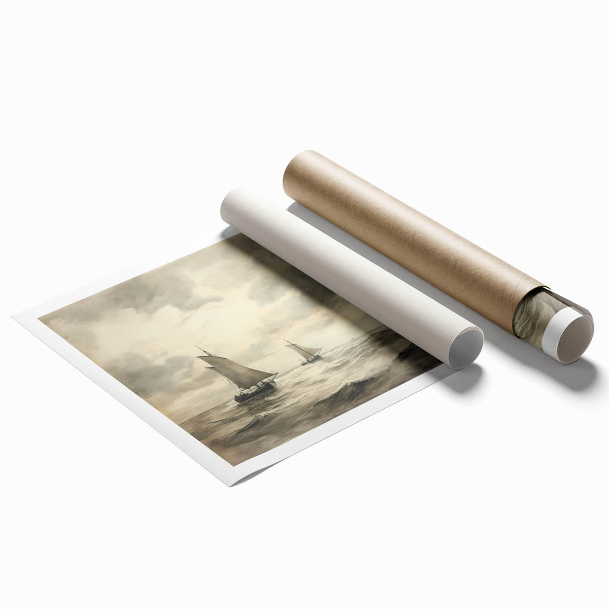 Vintage Sailing Seascape Art – Classic Nautical Wall Print