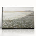 Vintage Landscape Art – Blossoming Field of Flowers – Antique Nature Scene Wall Art