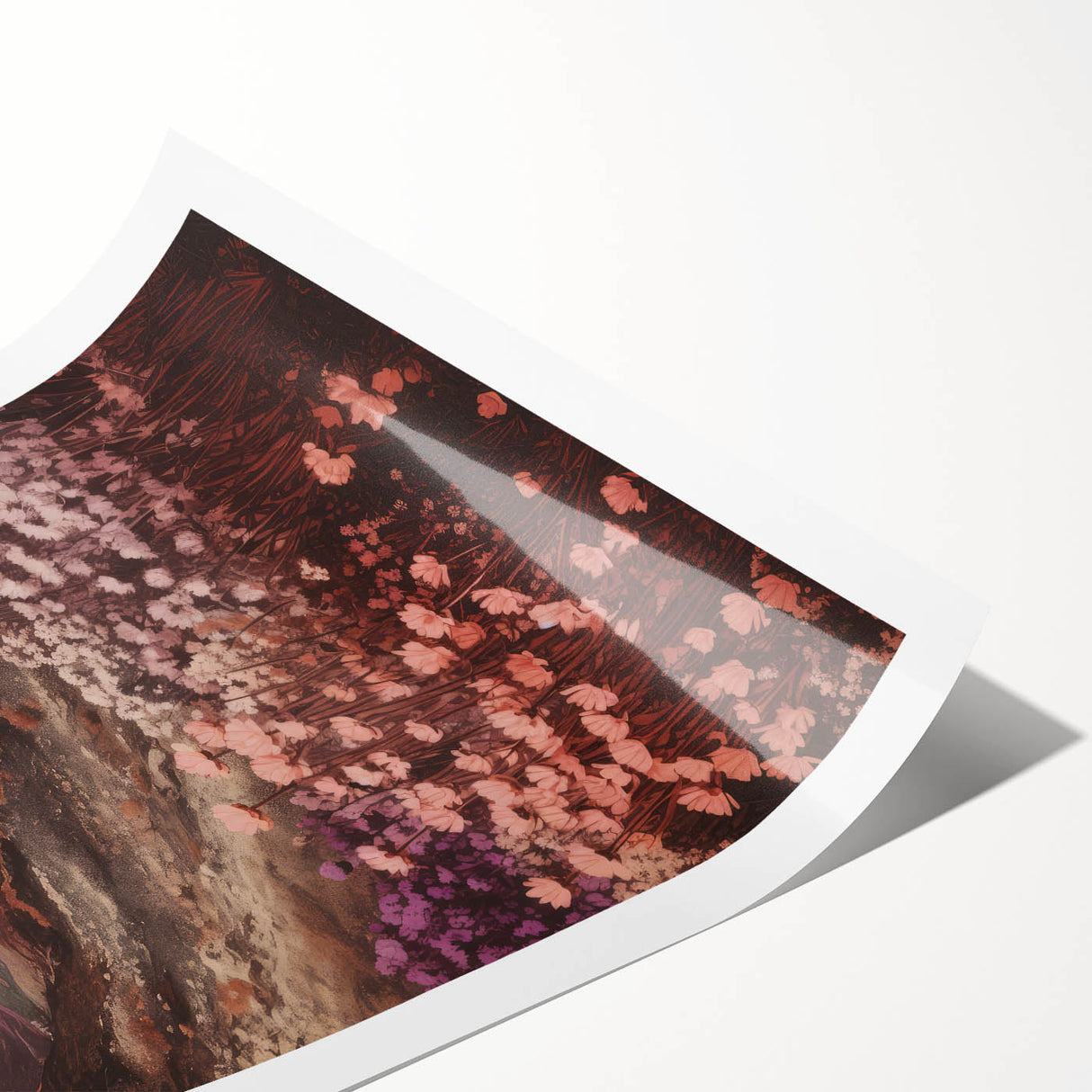 Blooming Valley Landscape – Vintage Nature Wall Art