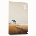 Vintage Landscape Art – Peaceful Rustic House Print