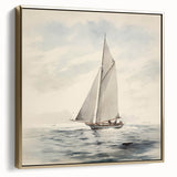 Vintage Sailing Boat Art – Classic Nautical Seascape Wall Print