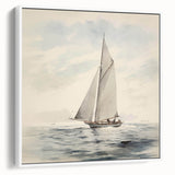 Vintage Sailing Boat Art – Classic Nautical Seascape Wall Print