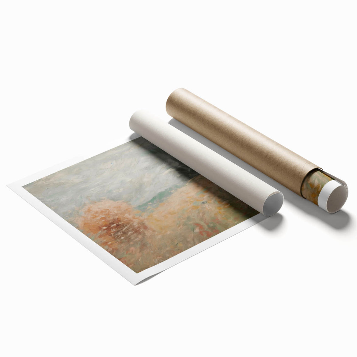 Impressionist Vintage Landscape Art – Classic Countryside Print