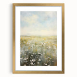 Vintage Landscape Art – Rustic Meadow Print – Antique Scenery Wall Art
