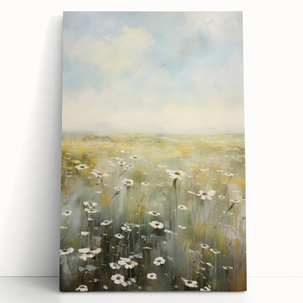 Vintage Landscape Art – Rustic Meadow Print – Antique Scenery Wall Art