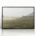 Vintage Landscape Art - Grazing Sheep in a Serene Meadow