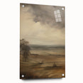 Vintage Landscape Art – Dramatic Countryside Scene – Antique Rural Wall Art