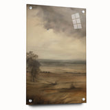 Vintage Landscape Art – Dramatic Countryside Scene – Antique Rural Wall Art