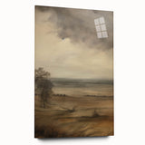 Vintage Landscape Art – Dramatic Countryside Scene – Antique Rural Wall Art