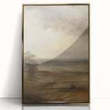 Vintage Landscape Art – Dramatic Countryside Scene – Antique Rural Wall Art