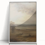 Vintage Landscape Art – Dramatic Countryside Scene – Antique Rural Wall Art