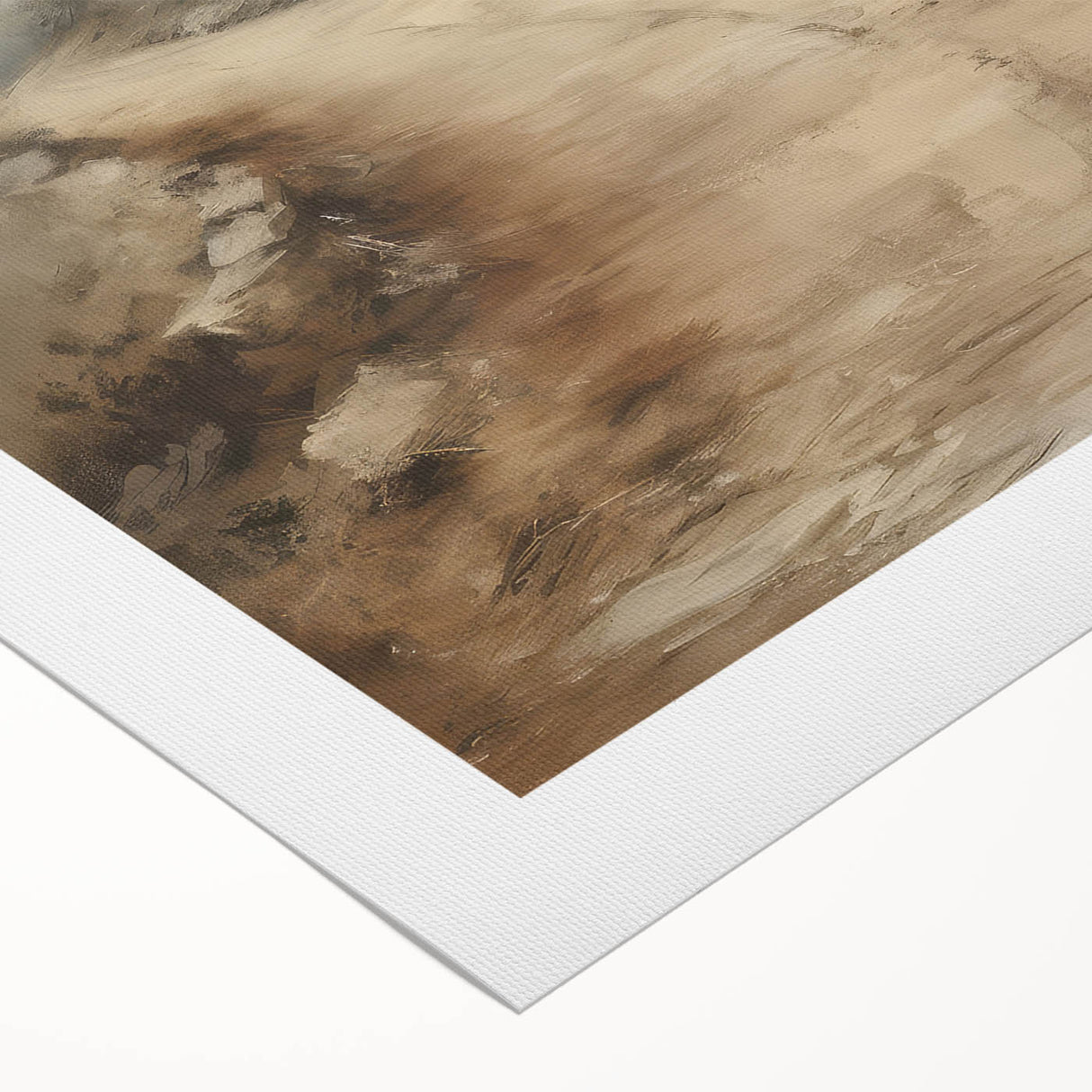 Vintage Mountain Path Art – Classic Countryside House Print