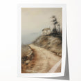 Vintage Mountain Path Art – Classic Countryside House Print
