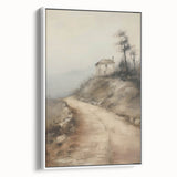 Vintage Mountain Path Art – Classic Countryside House Print