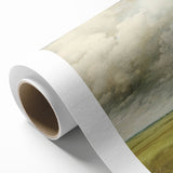 Vintage Rolling Fields Art – Classic Countryside Sky Print