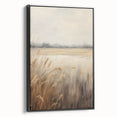 Vintage Lakeside Reed Art – Classic Tranquil Nature Wall Print