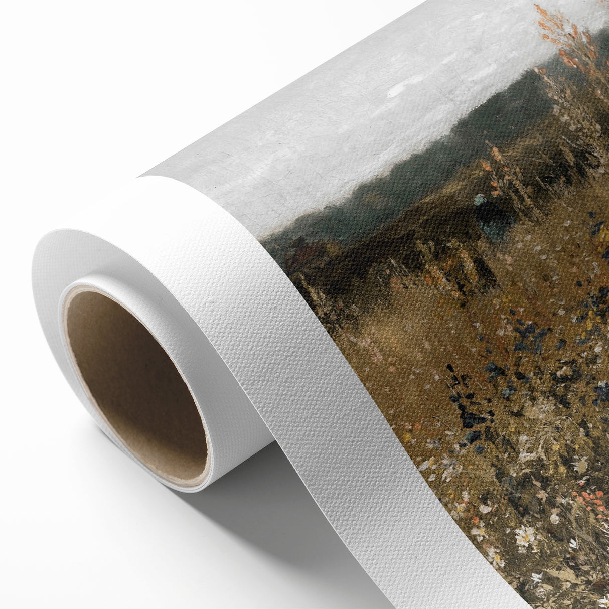 Vintage Wildflower Field Art – Classic Rustic Countryside Print